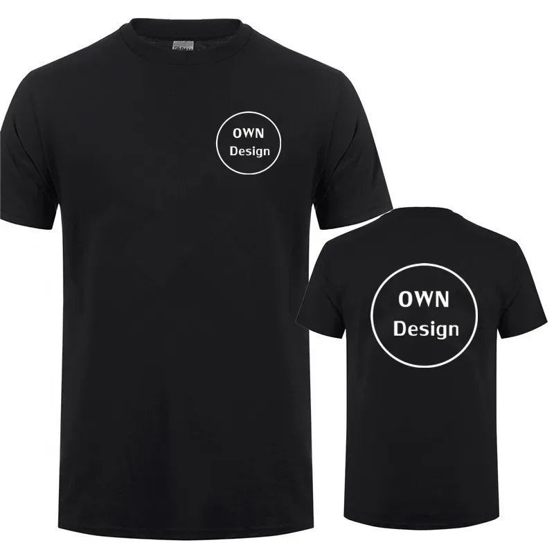 T-shirt med Eget Tryck & Logotyp – Bomull, Kortärmad | Vuxen & Barn
