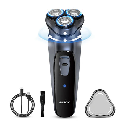 Sejoy elektrisk rakapparat med trimmer och USB-C-laddning