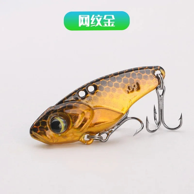 NEW 1PC Metal VIB Fishing Lures 5g 7g 10g 15g Metal Jig Crankbait Wobbler Vibration Baits Pesca Tackle for Trout Bass Pike Perch