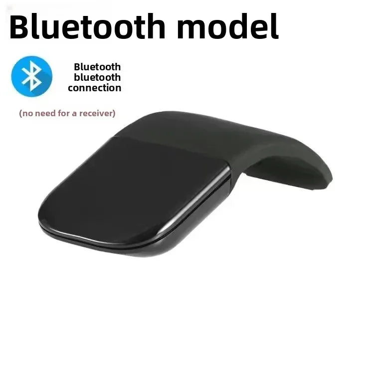 New Bluetooth 4.0 Folding Wireless Mouse Arc Touch Roller Computer Silent Mouse Ergonomic Slim Laser Mini Mice For Windows Ipad