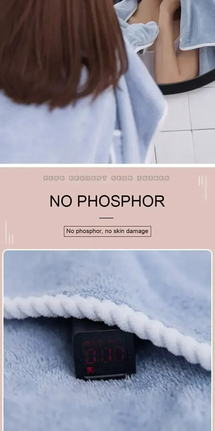 Womens Bath Towels Girls Wearable 135*80Cm Fast Drying Bathing Beach Spa Bathrobes Wash Clothing, Shower Bath And Gym Towel