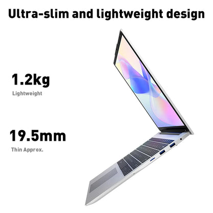 LenO 14,1" Ultratunn Gaming Laptop Intel Core i9-9900 16/32GB RAM Upp till 2TB SSD – Windows 11 Pro Kontor Studier Metallram