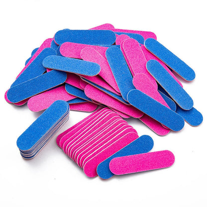 10 to 2000 pcs Disposable Mini Nail Files - Double Sided Emery Boards for Manicure and Pedicure - 180/240 Grit