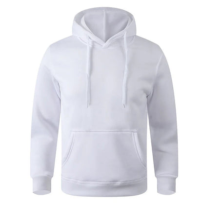 Men's and Women's Warm Sweatshirt Casual Solid Color Streetwear Pullovers Sport Fitness Pocket Hoodies Multi Color
