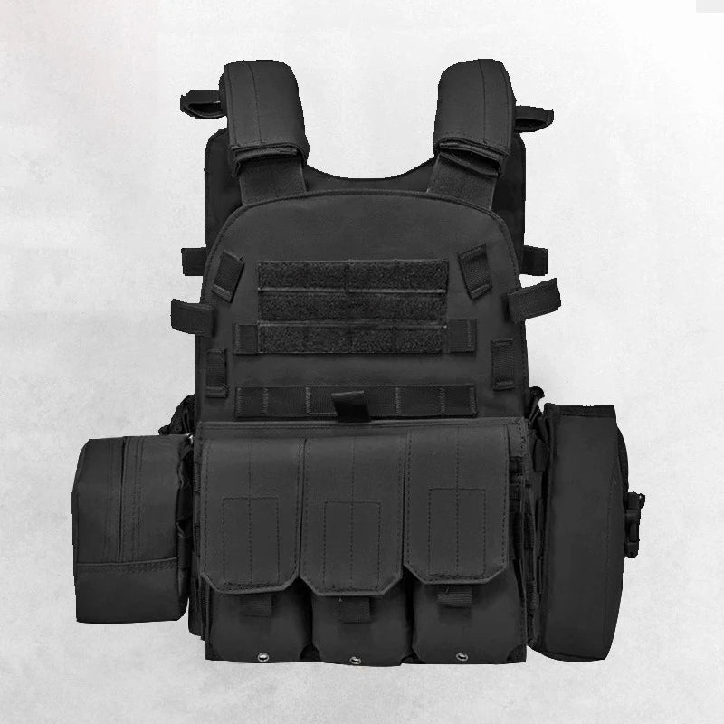 6094 utrustningsväst för airsoft med MOLLE-fästen