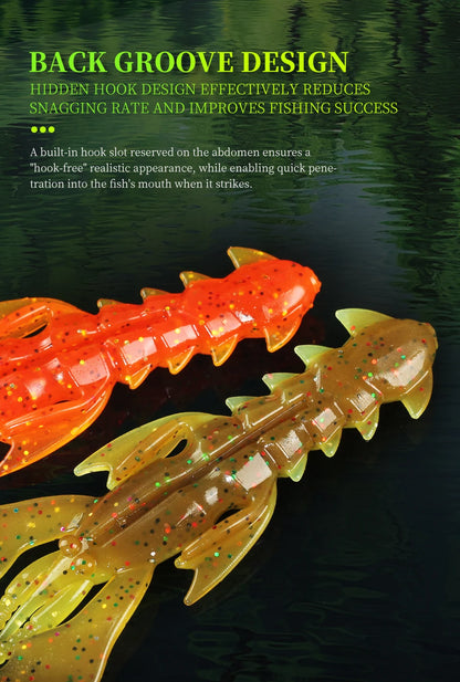 Supercontinent CRAZY nimble Total length 8cm/4.2cm Lobster Soft Lure Fishing Lures Attractive Shrimp odor salt Wobbler