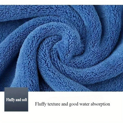 6pcs Thickened Microfiber Towel Set, 40x80cm/15.7"x31.5" Towel, Absorbent Quick-Drying Suitable for Family Fitness and Travel