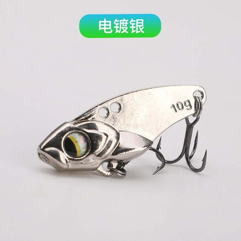 NEW 1PC Metal VIB Fishing Lures 5g 7g 10g 15g Metal Jig Crankbait Wobbler Vibration Baits Pesca Tackle for Trout Bass Pike Perch