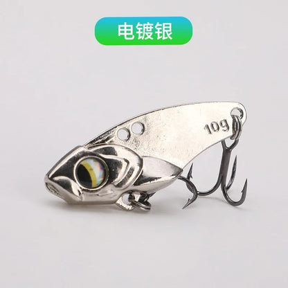 NEW 1PC Metal VIB Fishing Lures 5g 7g 10g 15g Metal Jig Crankbait Wobbler Vibration Baits Pesca Tackle for Trout Bass Pike Perch