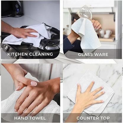 Cotton White Towel Super Absorbent Children Adult Towel Soft and Comfortable Hotel Beauty Salon Towel Multi-functional Towel