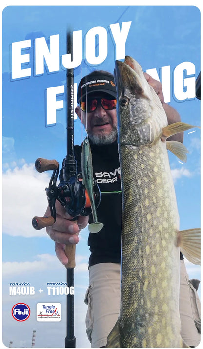 PURELURE SHARPEN Travel Soft Lure Long Spinning and Casting XF/MF Action Rods FUJI Components Bass Pike Rod Fishing Rod Reel
