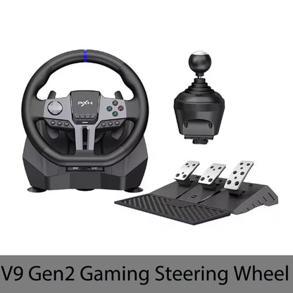 PXN V9 Gen2/V9 Gaming Steering Wheel 270°/900° Racing Simulator for PS4,PS3,PC Windows 7/8/10/11,Xbox One,Xbox Series X/S