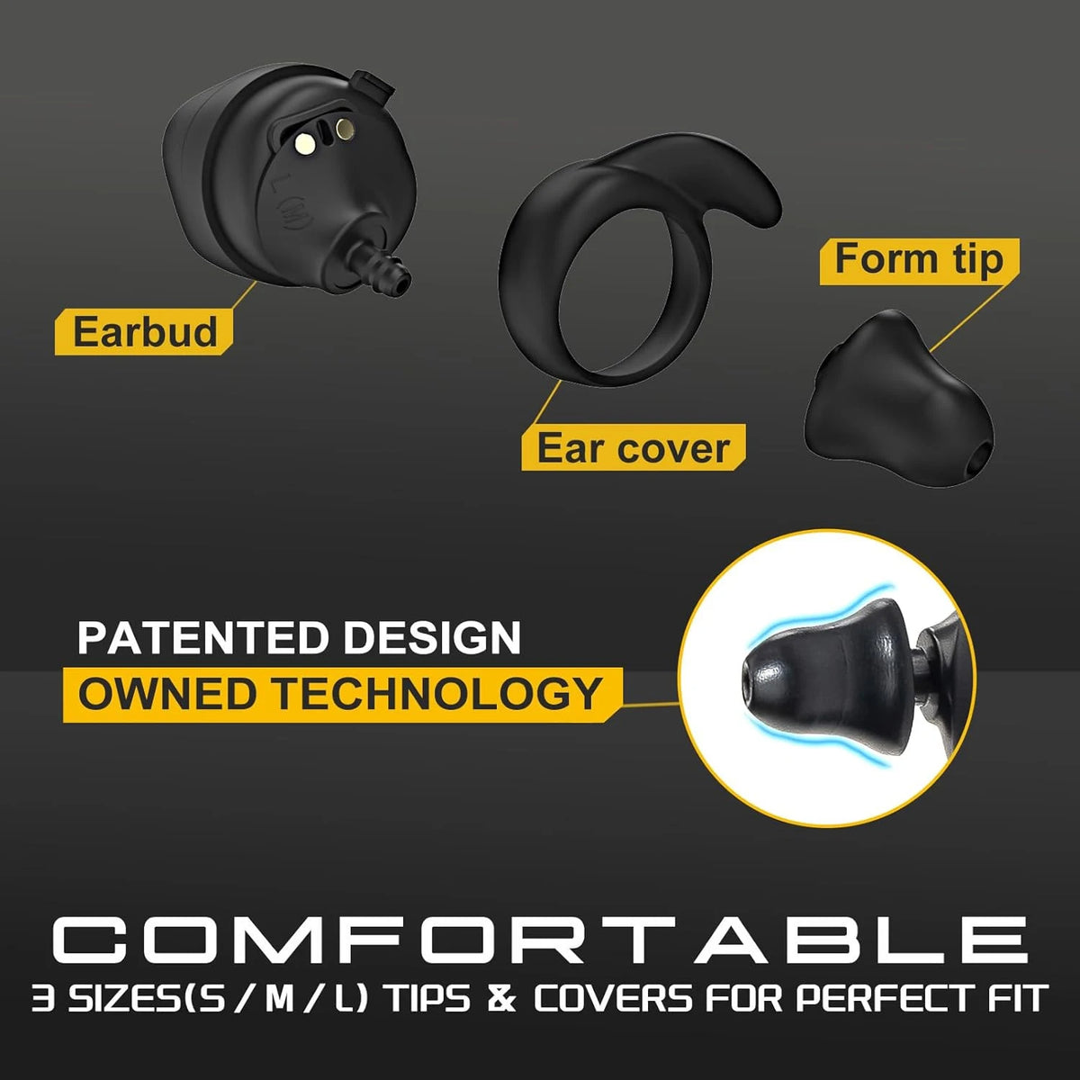 EARMOR M20T PRO Bluetooth-hörlurar Jakt & Skytte Hörselskydd