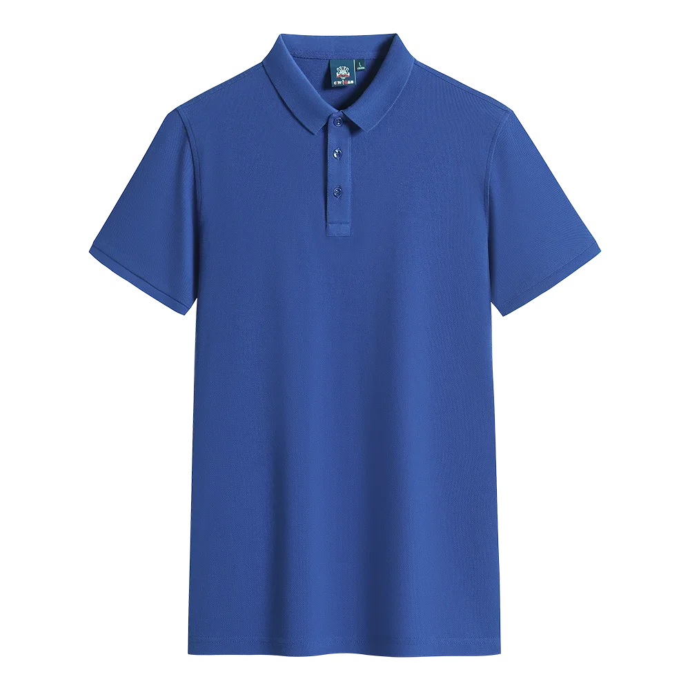 Polo-shirt med Eget Tryck eller Logotyp – 100% Bomull, Unisex S–6XL (Asian)