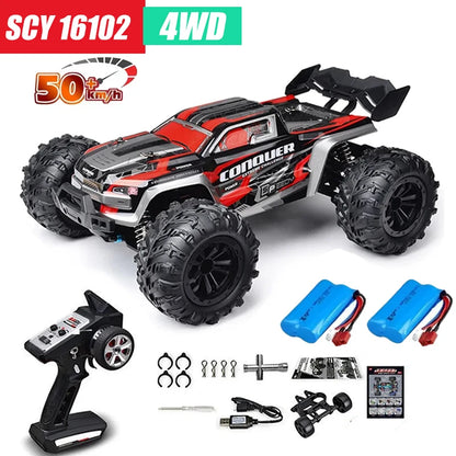 MJX VS RC Car SCY 16101 16102 PRO 4WD 70Km/h 1/16 High Speed Drift Monster Off-road Remote Control Vehicle Electric Crawler