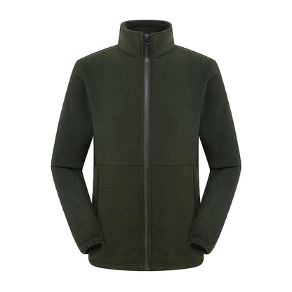 Herr/Dam Fleecejacka Vinter 2026 – Anpassningsbar Tryck Vandring Camping Outdoor S–4XL 6 Färger
