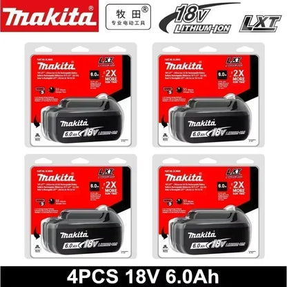 Makita 18V 6.0Ah batteri med laddare för Makita 18V elverktyg