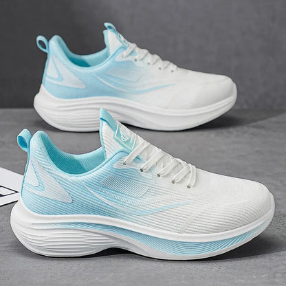 Men's Summer Carbon Plate Marathon Running Shoes Air Cushion Tennis Sneakers Breathable Comfortable Men Basketball Sports Shoes
