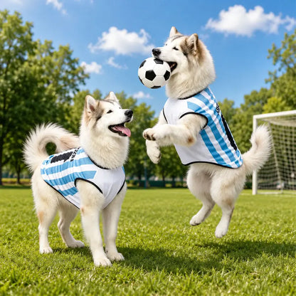 Sport Team Dog Jersey Number Print Dogs Vests Sport Style Breathable Mesh Puppy Sleeveless Shirt Small Medium Larg Pets Clothes