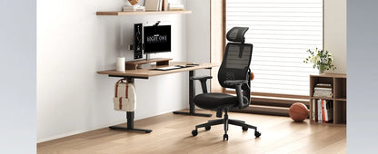 NEWTRAL Ergonomic Office Chair with Desktop,Adaptive Lower Back Support Gamer Chair,Adjustable Headrest Seat Depth Office Chair
