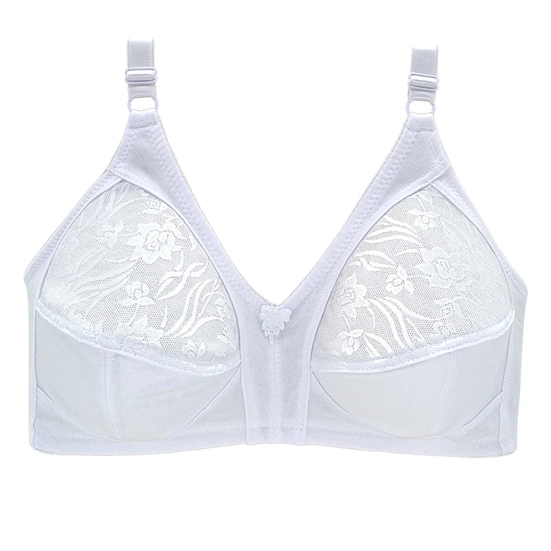 Plus Size Lace Bras For Women Sexy Brassiere Thin Wireless Lingerire Comfortable Underwear