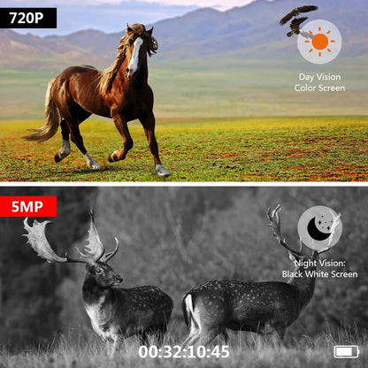 PR300C 20MP HD Infrared Hunting Trail Camera for Wildlife Observation Orchard Monitoring Waterproof Game Videos Camera