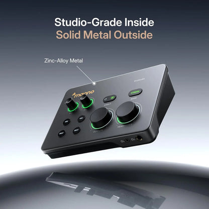 MAONO P2 USB-ljudinterface med dubbla XLR-ingångar