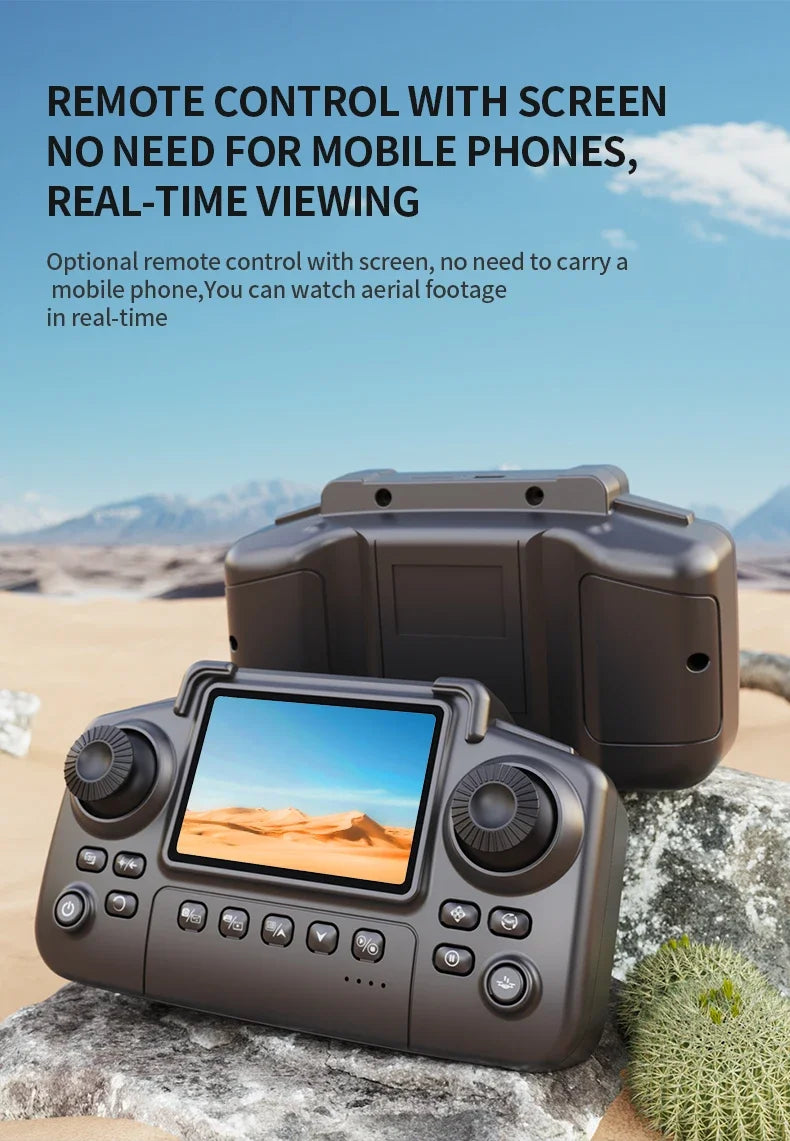 E99 Pro Drone with 8K HD Camera Remote Control Quadcopter Four Axis Aircraft Altitude Hold GPS Flying Toy for Aerial Photography