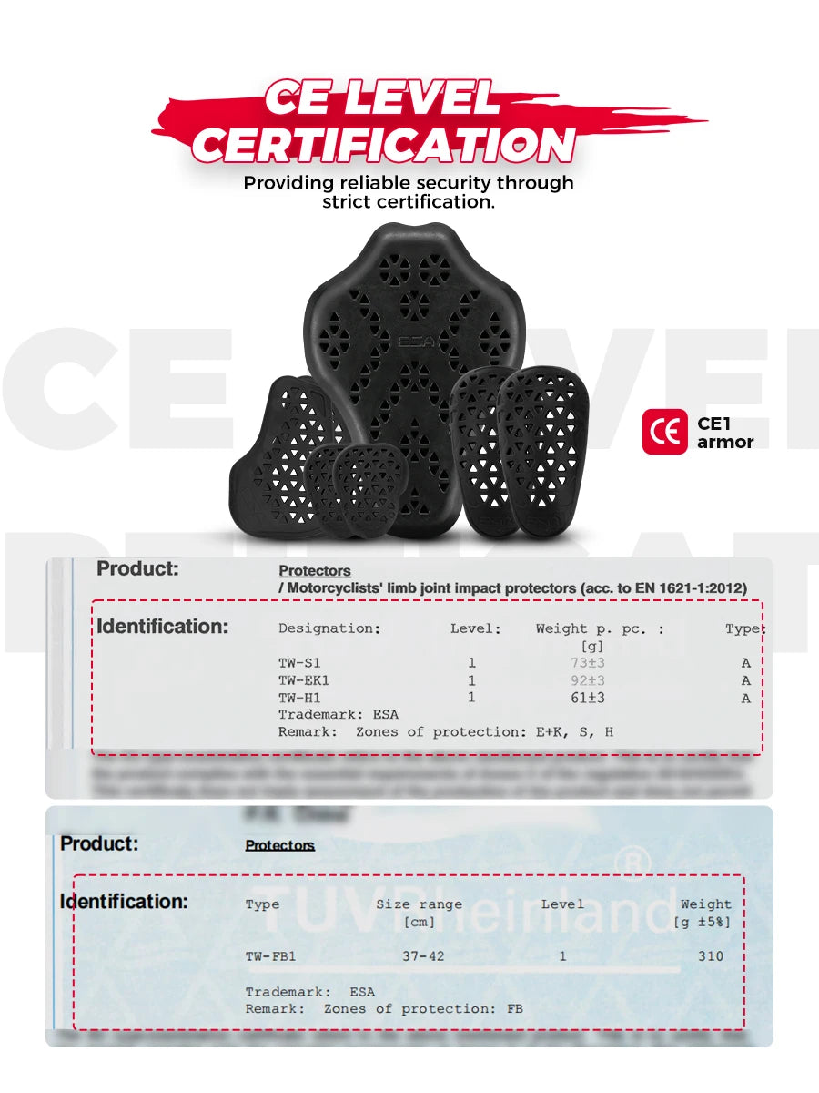 Motorcycle Riding Jacket Summer Breathable Men Women with 7Pcs Set CE Protective Gear Soft Mesh Body Protector Moto  Equipment