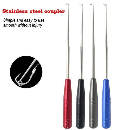 Stainless Steel Safety Extractor Fishing Hook Detacher Remover Rapid Decoupling Device For Fishing Tools Portable Fishing Tackle