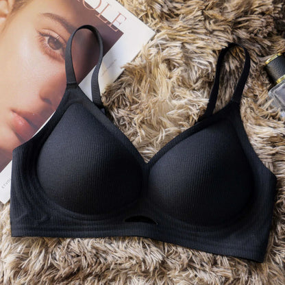 Sexy Seamless Women's Underwear, Wire-free, Hollow, Comfortable, Breathable, Push-up Sports Bra For Women, Thin Section