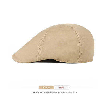 JANGOUL Toddler Boy 100% Cotton Ivy Infant Newsboy Cap Kids Vintage Child Flat Hat Outdoor Spring Summer Beret Hat 646