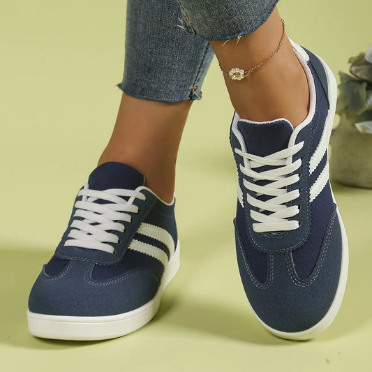 Löparsneakers för dam – lätta träningsskor med snörning, sommar