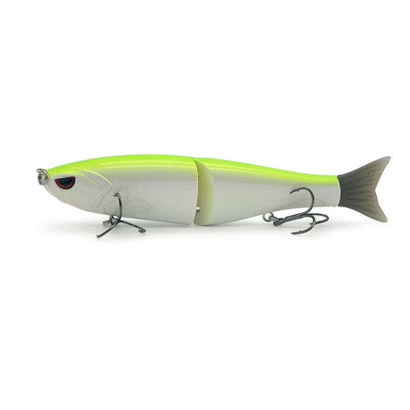 65.5g/19g Two Sizes of Bionic Multi-Section Lure Plastic Hard Baits for Submerged Sea Fishing, Suitable for All Sizes of Fish