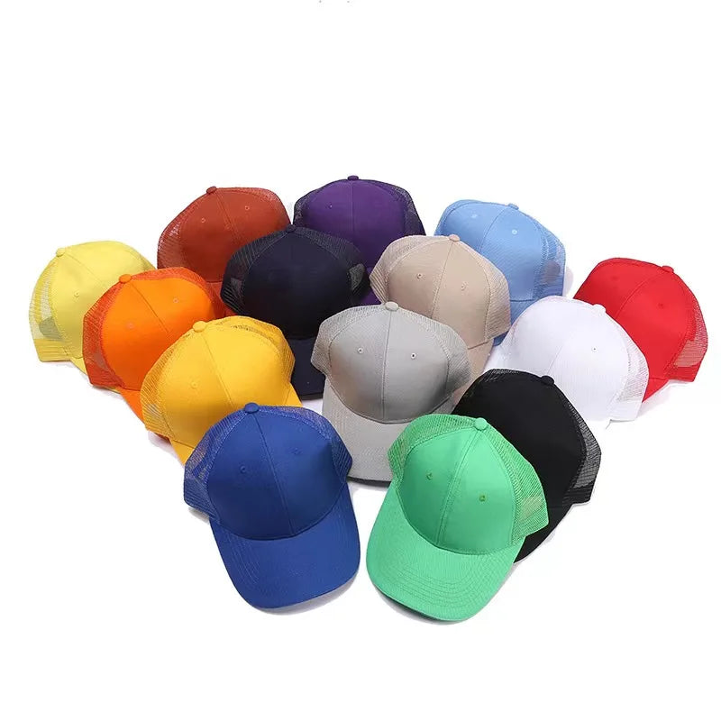 Professional Custom Logo Mesh Cap Sunscreen Sun Visor Cap Casual Sun Hat Designer Snapback Caps Printing Embroidery Baseball Cap