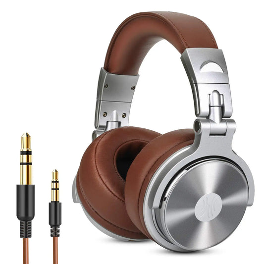 Oneodio Pro 30 Studio DJ Headset – 50mm Neodymium HiFi Over-ear Kabelanslutet Vikbart 3.5mm/6.3mm Mikrofon