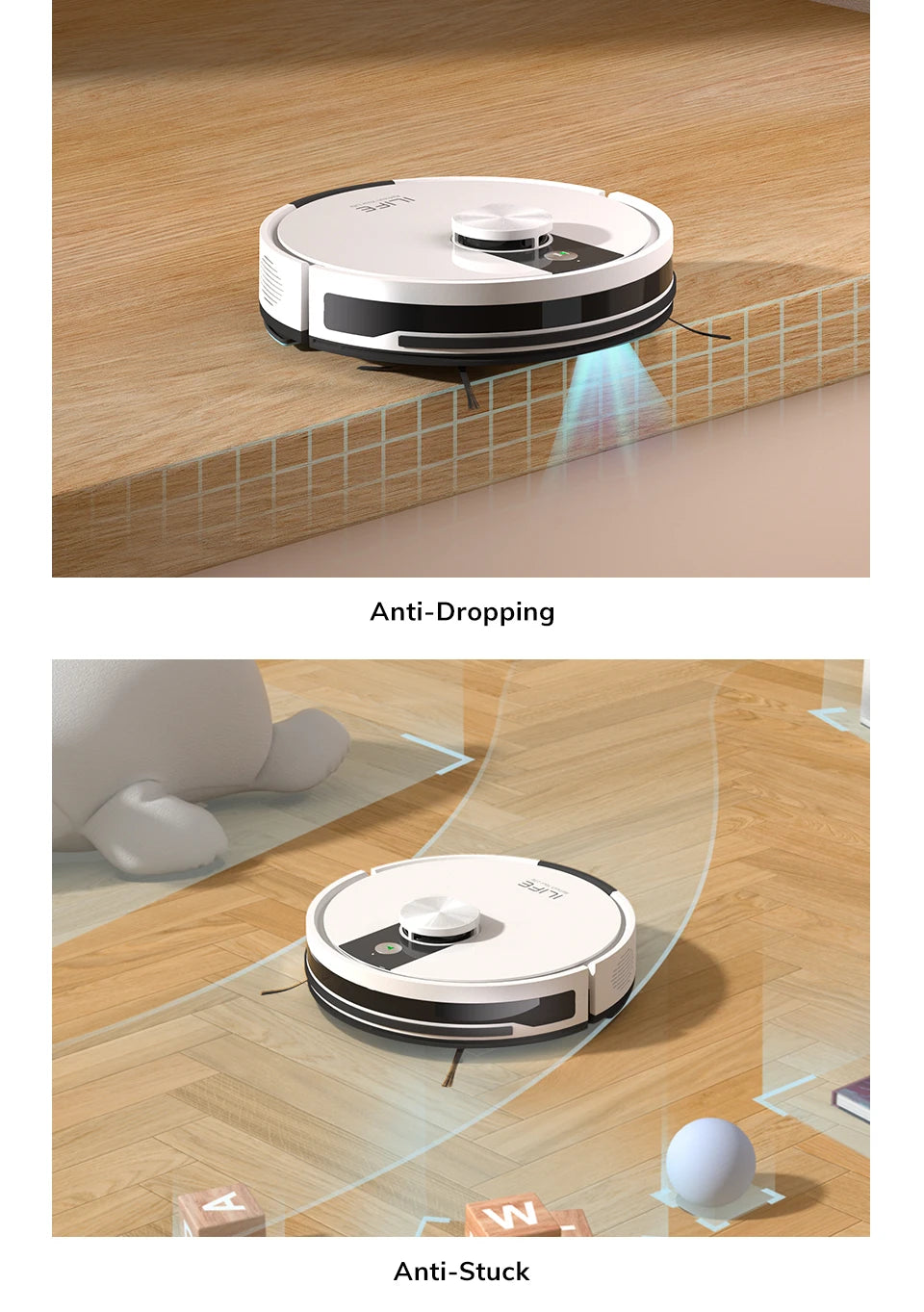 ILIFE A12 Pro Robotdammsugare och Mopp
