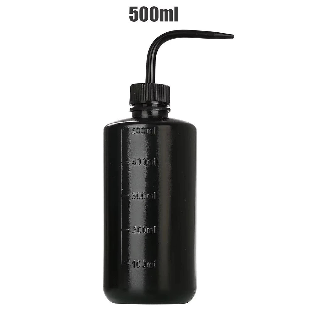 Tattoo Wash Bottle Safety Bottles Watering Tools Plastic Squeeze Bottle with Scale Labels for Succulent Cleaning Washing Tattoo