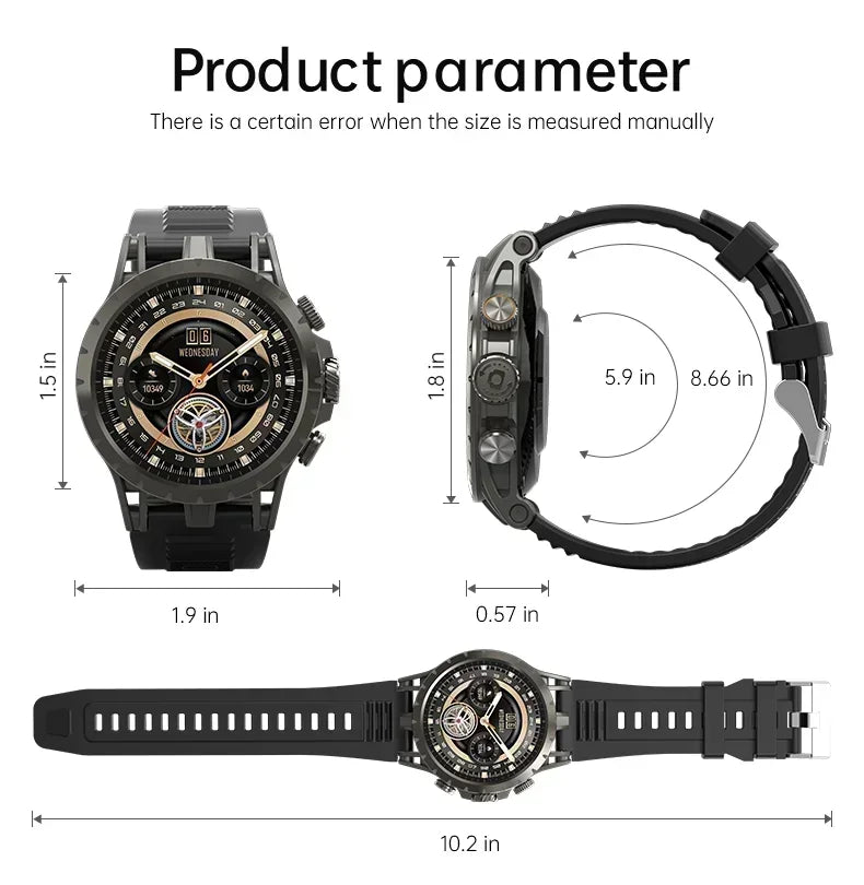 Q85 New 5G Popular Outdoors GPS Tracker Sports Smart Watch WIFI NFC SIM Card HD Video Call Music Player Waterproof Watch Men
