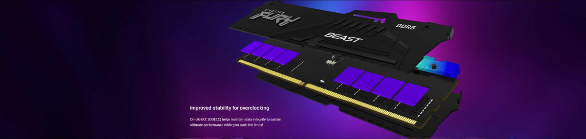 Kingston FURY DDR5 RGB RAM BEAST Desktop Memory 8GB 16GB 32GB Gaming UDIMM Memoria 5200MHZ 560MHZ High Performance Rgb Memory