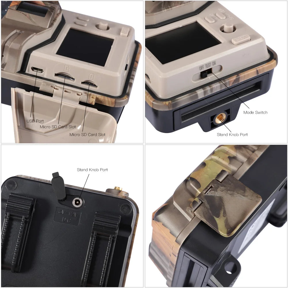 SuntekCam HC-900 Pro Viltkamera – 4G LTE, 4K, IR-nattsyn 20 m, IP65, App-styrd