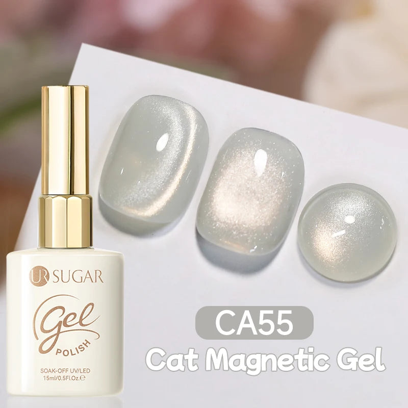 UR SUGAR 15ml Cat Magnetic Gel Nail Polish 30 Colors Semi Permanent Magnetic Gel UV/LED Soak Off Painting Vanrish Design