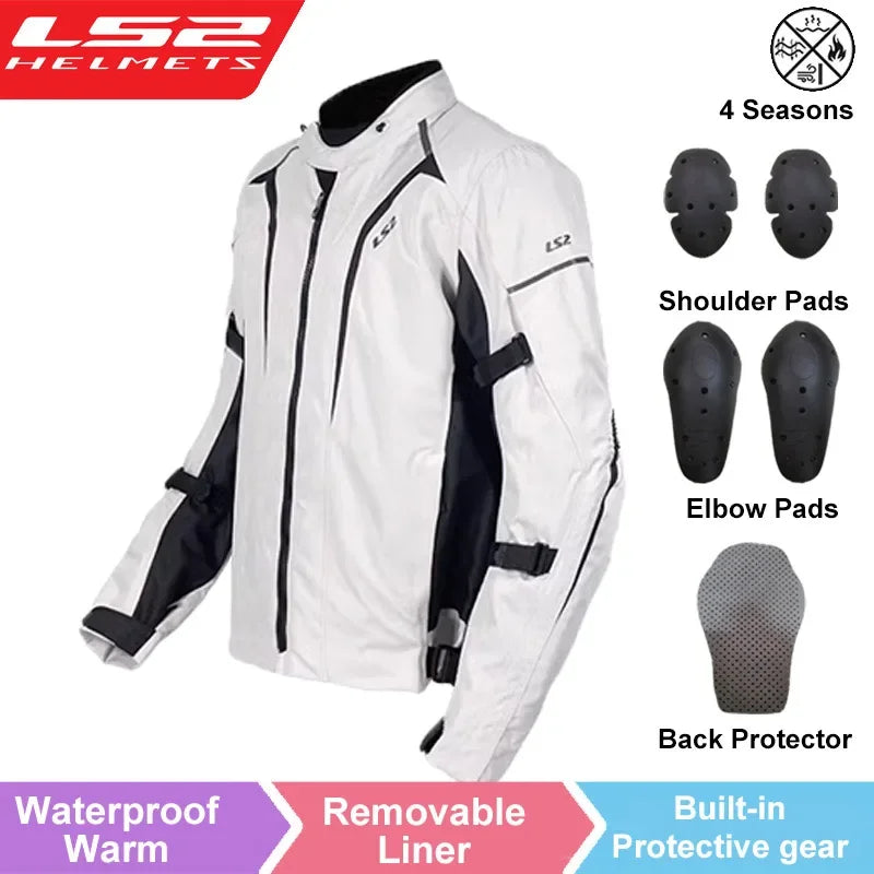 MC-jacka LS2 Sepang MJ145 – körjacka med mjuka skydd, M–XXXL
