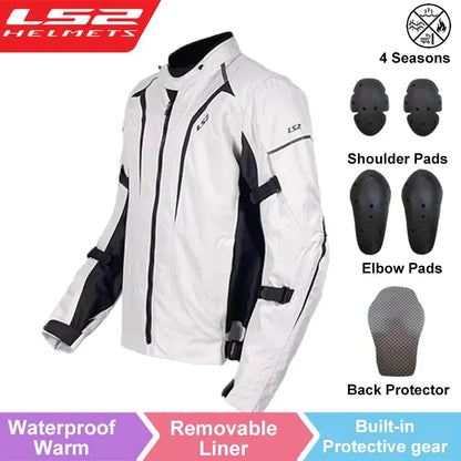 MC-jacka LS2 Sepang MJ145 – körjacka med mjuka skydd, M–XXXL