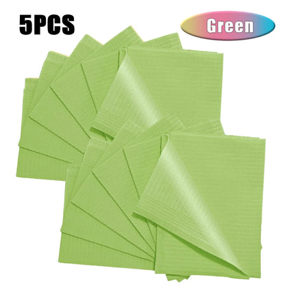 5-125pcs Disposable Waterproof Tattoo Bibs 10 Colors Tattoo Clean Wipes Pad Table Covers Patient Dental Napkins Accessories
