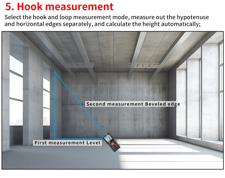 Snakol Laser Distance 50M/100M/120M Rangefinder Profesional Meter Laser Range Finder Ruler Test Tool