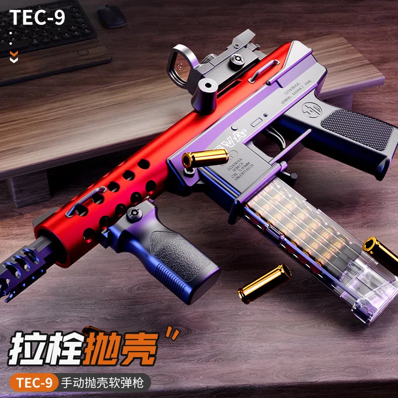 Shell throwing TEC9 mjuk patronpistol