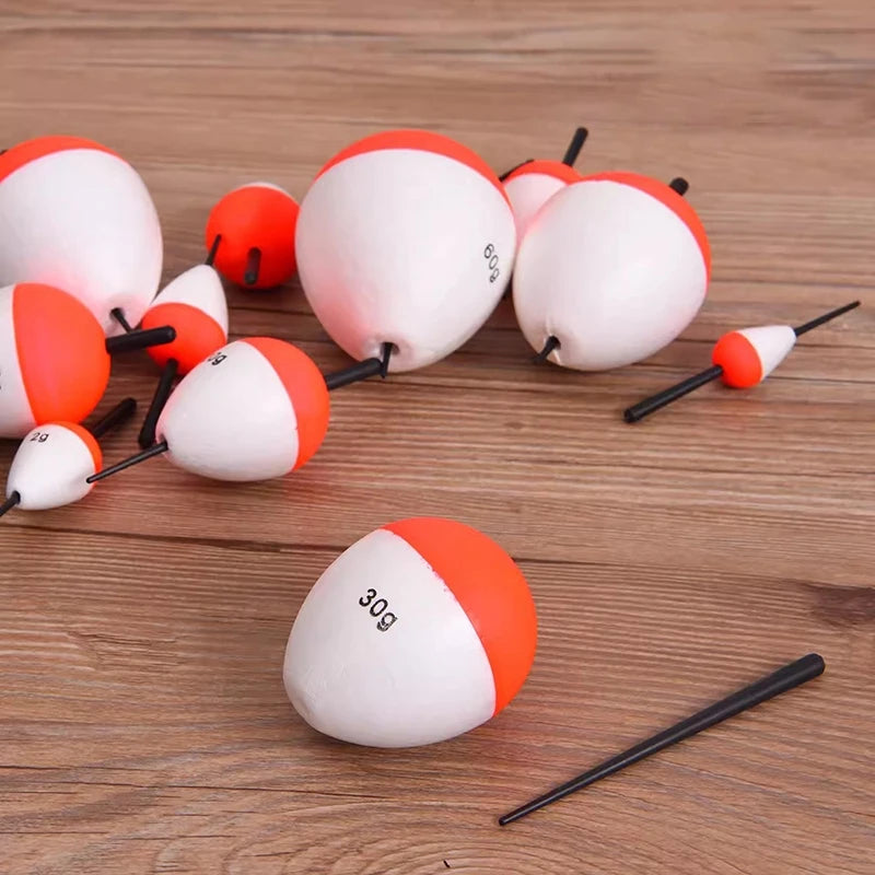 5pcs Foam Fishing Floats EVA Fish Floats Bait Fishing Buoys 2g/3g/5g/10g/15g/ 20g/35g/40g/60g Buoy Flotador Fishing Accessories
