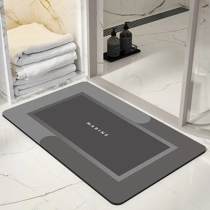 1pc 40*60cm Super Absorbent Floor Mat For Bathroom Non Slip, Fast Drying Soft, Carpet Shower Tub Outdoor Doormat