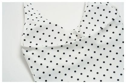Yoga Bra Women Sports Underwear Fitness Crop Top Polka Dot Yoga Vest Deep V Backless Sports Vest Female Workout Shockproof Tops